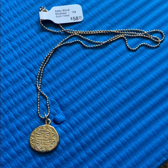 Sold Child of wild Aztec coin necklace - Picture 3 of 4